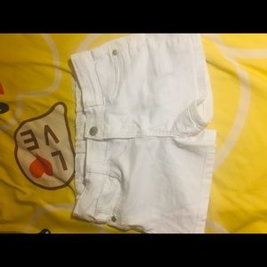 White Shorts